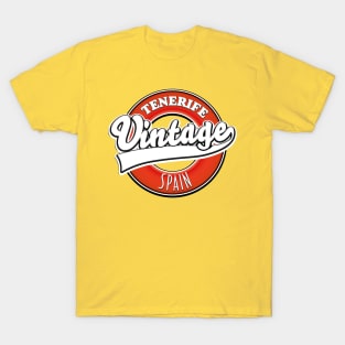 Tenerife spain vintage style logo T-Shirt